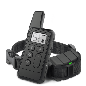 Dog Training Collar Black (Color: Black)
